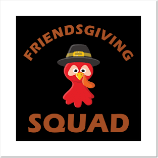 Friends Giving Squad - Friendsgiving Funny Thanksgiving Holiday Posters and Art